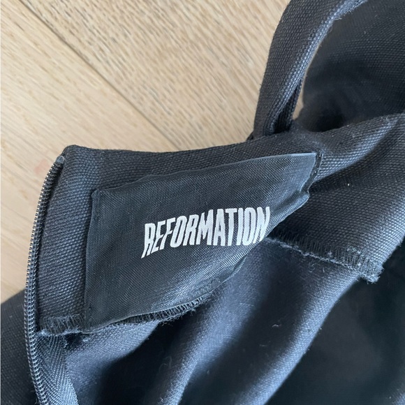 Reformation Black Linen Jumpsuit - Picture 7 of 8